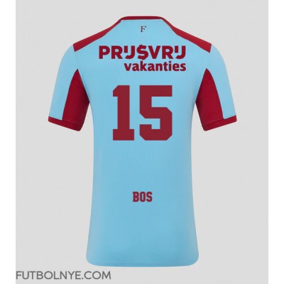 Camiseta Feyenoord Jordan Bos #15 Tercera Equipación 2025-26 manga corta Camiseta Feyenoord Jordan Bos #15 Tercera Equipación 2025-26 manga corta